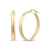 Thumbnail Image 0 of Reaura Domed Hoop Earrings Repurposed 14K Yellow Gold 28mm