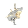 Thumbnail Image 1 of Men's Diamond Shark Charm 1/3 ct tw 10K Yellow Gold