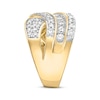 Thumbnail Image 2 of KAY Lab-Grown Diamonds Crossover Fashion Ring 2 ct tw 10K Yellow Gold