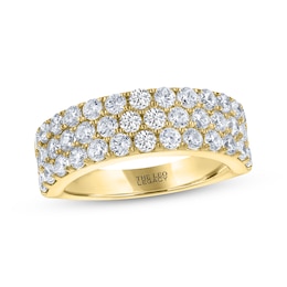 THE LEO Legacy Lab-Grown Diamond Three-Row Anniversary Ring 2 ct tw 14K Yellow Gold