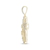 Thumbnail Image 2 of Men's Diamond Crucifix Charm 1/3 ct tw 10K Yellow Gold