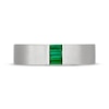 Thumbnail Image 2 of Neil Lane Men's Baguette-Cut Natural Emerald Wedding Band 14K White Gold