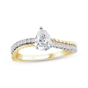 Thumbnail Image 0 of Threads of Love Pear-Shaped Diamond Engagement Ring 1 ct tw 14K Two-Tone Gold
