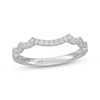 Thumbnail Image 1 of Neil Lane Diamond Scalloped Contour Wedding Band 1/4 ct tw 14K White Gold