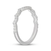 Thumbnail Image 2 of Neil Lane Diamond Scalloped Contour Wedding Band 1/4 ct tw 14K White Gold