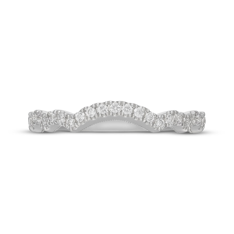 Main Image 3 of Neil Lane Diamond Scalloped Contour Wedding Band 1/4 ct tw 14K White Gold