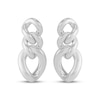 Thumbnail Image 2 of Chain Link Twist Drop Earrings Sterling Silver