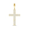 Thumbnail Image 3 of Multi-Diamond Cross Charm 2 ct tw 10K Yellow Gold