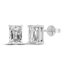 Thumbnail Image 4 of White Lab-Created Sapphire Necklace, Ring & Earrings Gift Set Sterling Silver