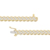 Thumbnail Image 3 of KAY Lab-Grown diamonds S-Link Bracelet 3 ct tw 10K Yellow Gold 7&quot;
