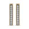 Thumbnail Image 2 of STUDIO BY KAY Diamond U-Hoop Earrings 1/10 ct tw 10K Yellow Gold