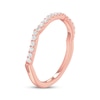Thumbnail Image 2 of Now + Forever Lab-Grown Diamonds Contour Wedding Band 1/8 ct tw 14K Rose Gold