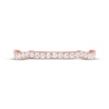Thumbnail Image 3 of Now + Forever Lab-Grown Diamonds Contour Wedding Band 1/8 ct tw 14K Rose Gold