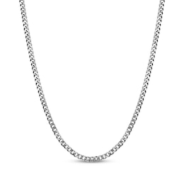 Curb Chain Necklace 6mm Solid Stainless Steel 24"