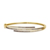 Thumbnail Image 1 of Le Vian Good Karma Chocolate Ombré Diamond Bangle Bracelet 1-1/3 ct tw 14K Honey Gold 7.25&quot;