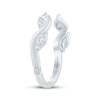 Thumbnail Image 2 of Monique Lhuillier Bliss Marquise-Cut Lab-Grown Diamond Cuff Wedding Band 1/3 ct tw 18K White Gold