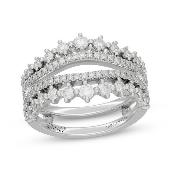Neil Lane Artistry Lab-Grown Diamond Enhancer Ring 1 ct tw 14K White Gold