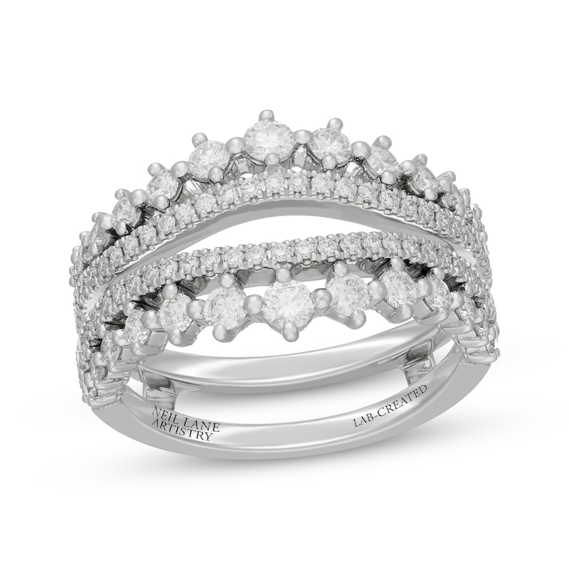 Main Image 1 of Neil Lane Artistry Lab-Grown Diamond Enhancer Ring 1 ct tw 14K White Gold