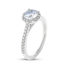 Thumbnail Image 2 of THE LEO Prisma Diamond Round-Cut Halo Engagement Ring 1-1/4 ct tw 14K White Gold