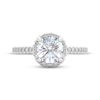 Thumbnail Image 3 of THE LEO Prisma Diamond Round-Cut Halo Engagement Ring 1-1/4 ct tw 14K White Gold