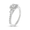Thumbnail Image 2 of THE LEO Ideal Cut Diamond Halo Engagement Ring 1 ct tw 14K White Gold