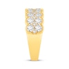 Thumbnail Image 2 of Now + Forever Lab-Grown Diamond Multi-Row Anniversary Ring 2 ct tw 14K Yellow Gold