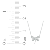Thumbnail Image 3 of Diamond Dragonfly Necklace 1/6 ct tw 10K White Gold 18"
