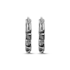 Thumbnail Image 2 of Men's Barbed Wire Hoop Earrings Stainless Steel