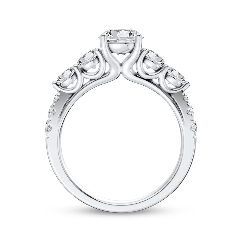 Main Image 3 of Certified Round-Cut Diamond Engagement Ring 2 ct tw Platinum