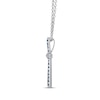 Thumbnail Image 2 of Le Vian Blue Sapphire & Diamond Accent Necklace 14K Vanilla Gold 19"