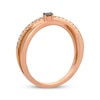 Thumbnail Image 3 of Le Vian Kiss Collection Diamond Crossover Ring 1/6 ct tw 14K Strawberry Gold