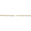 Thumbnail Image 4 of 7.3mm Solid Figaro Chain Bracelet Yellow Ion-Plated Stainless Steel 8.5"