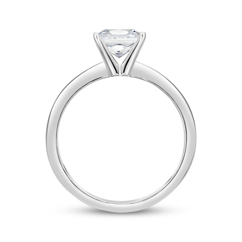 Main Image 3 of Now + Forever Lab-Grown Diamonds Princess-Cut Solitaire Engagement Ring 1-1/2 ct tw 14K White Gold (F/SI2)