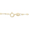 Thumbnail Image 3 of 4mm Paperclip Station Mirror Chain Necklace Hollow 10K Yellow Gold 18"
