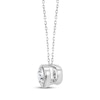 Thumbnail Image 2 of KAY Lab-Grown Diamonds Round-Cut Solitaire Bezel Necklace 1/5 ct tw 10K White Gold 18" (F/SI2)