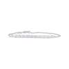 Thumbnail Image 1 of Monique Lhuillier Bliss Marquise-Cut & Round-Cut Lab-Grown Diamond Bracelet 3/4 ct tw Platinum-Plated Sterling Silver 7"