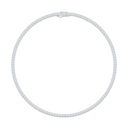 KAY Lab-Grown Diamonds Tennis Necklace 15 ct tw 14K White Gold 17"