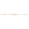 Thumbnail Image 4 of Monique Lhuillier Bliss Marquise, Pear & Round-Cut Lab-Grown Diamond Cluster Necklace 1 ct tw 24K Yellow Gold Vermeil Sterling Silver 18"