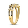 Thumbnail Image 2 of Le Vian Desert Diamonds Three-Row Bypass Ring 5/8 ct tw 14K Honey Gold