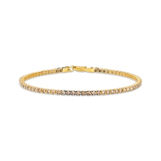 Le Vian Desert Diamonds Chocolate Ombré Tennis Bracelet 2-3/4 ct tw 14K Honey Gold 7.25"