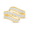 Thumbnail Image 4 of KAY Lab-Grown Diamonds Three-Row Wave Fashion Ring 1 ct tw 10K Yellow Gold