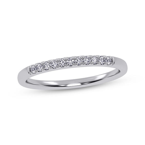 Now + Forever Diamond Anniversary Ring 1/10 ct tw 10K White Gold