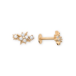 Rocksbox The Stella Lab-Grown Diamond Stud Earrings 1/8 ct tw 24K Yellow Gold Vermeil Sterling Silver