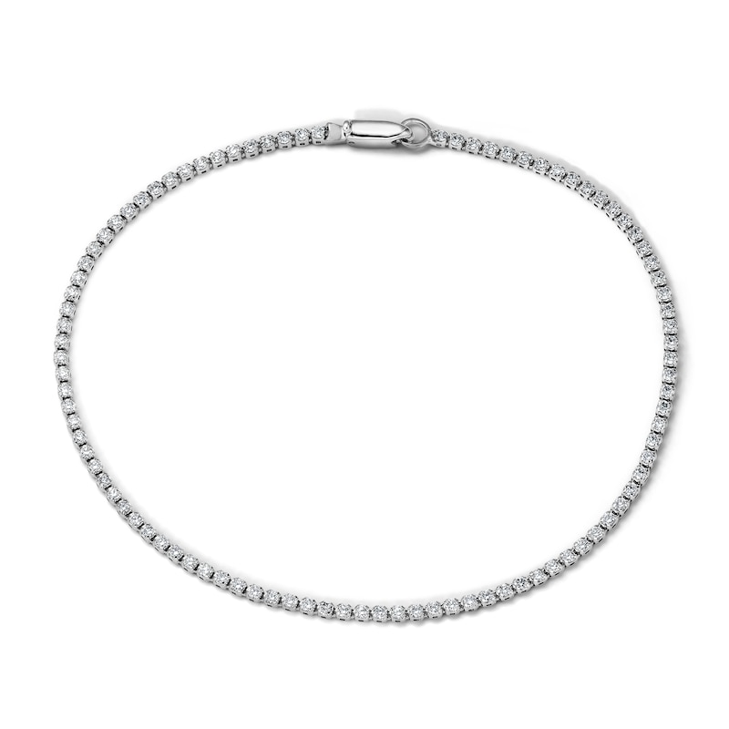 Main Image 1 of Rocksbox The Everyday Lab-Grown Diamond Slim Tennis Bracelet 1 ct tw Sterling Silver 6.5"