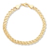 Thumbnail Image 0 of Braided Hollow Rope Bracelet 10K Yellow Gold 7.25"