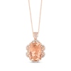 Le Vian Couture Morganite Necklace 3/8 ct tw Diamonds 18K Strawberry Gold  18