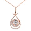 Thumbnail Image 0 of Le Vian Diamond Necklace 3/4 ct tw 14K Strawberry Gold
