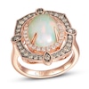 Le Vian Creme Brulee Opal Ring 5/8 ct tw Diamonds 14K Strawberry Gold