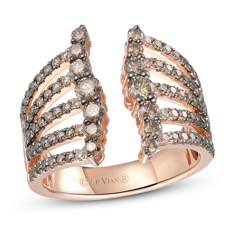 Le Vian Ombre Ring 1-1/3 ct tw Diamonds 14K Strawberry Gold