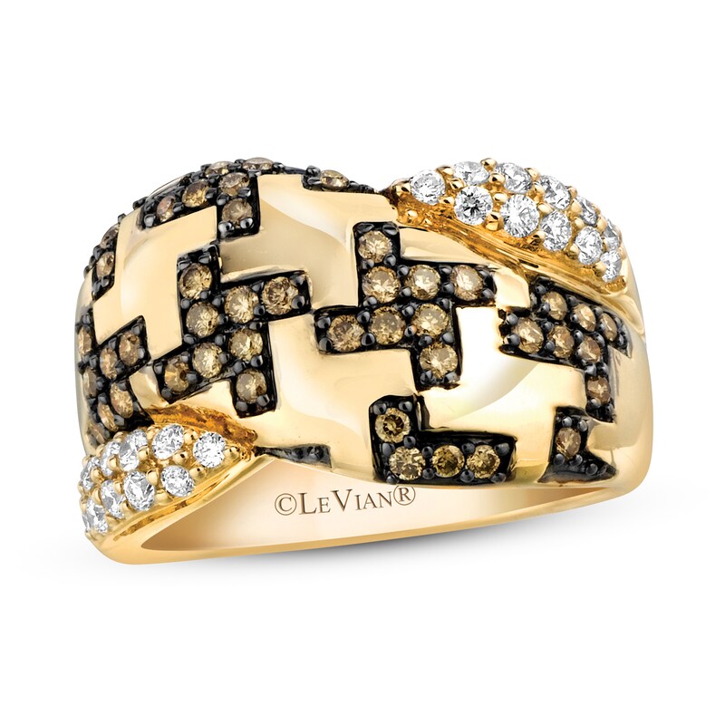 Main Image 1 of Le Vian Chocolatier Diamond Ring 3/4 ct tw 14K Honey Gold - Size 7